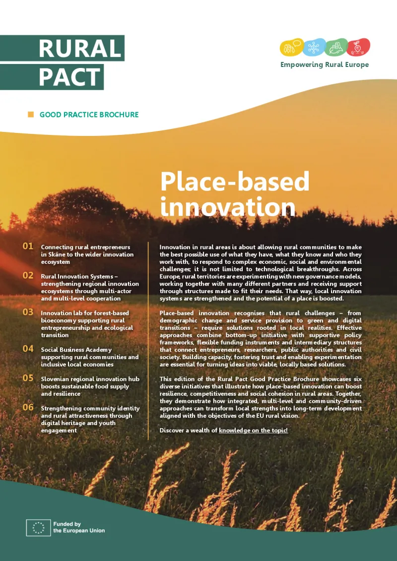 Good Practice Brochure 'Place-based innovation'