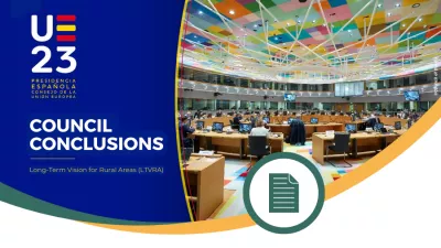 The Council of the EU adopts its conclusions on the rural vision