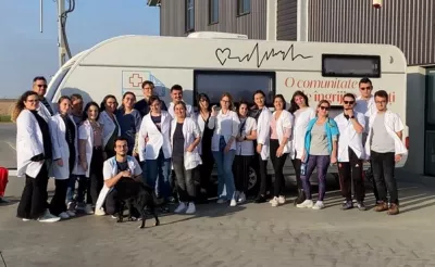 Mobile health workers provide healthcare in Romanian rural areas