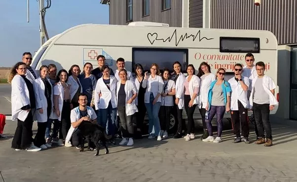 Mobile health workers provide healthcare in Romanian rural areas